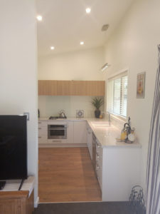Fernside Granny Flat with new kitchen built by Code Construction in North Canterbury