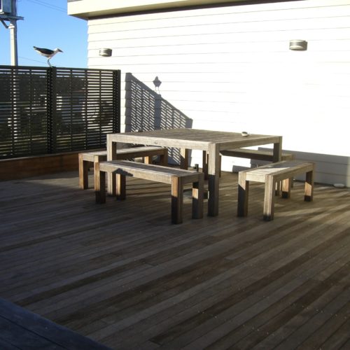 New deck designed and built by Code Construction Akaroa