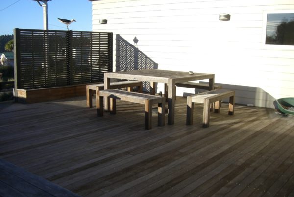 New deck designed and built by Code Construction Akaroa