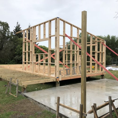The builders in North Canterbury at Code Construction build this granny flat
