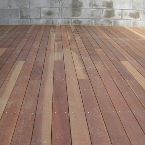 Code Construction builders working on a Jarrah Deck in North Canterbury