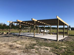 Large three bay shed designed and built by Code Construction in Loburn