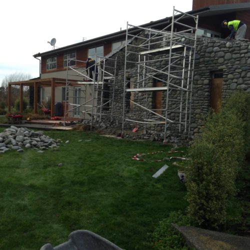 Stone repairs done by Code Construction in North Canterbury