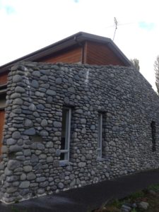 River stone facade completed as part of EQC earthquake repairs