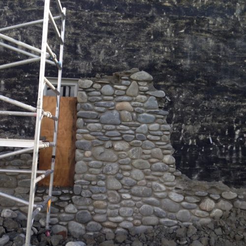 Stone repairs done by Code Construction in North Canterbury