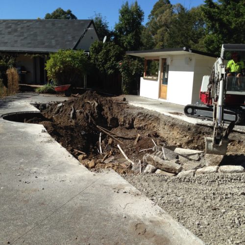 A swimming pool upgrade in North Canterbury undertaken by Code Construction
