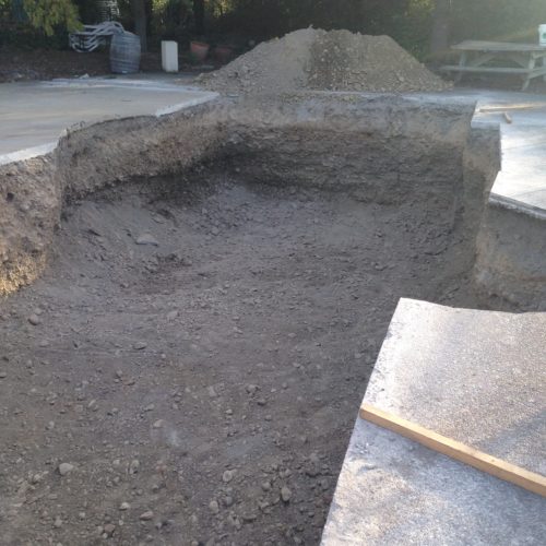 A swimming pool upgrade in North Canterbury undertaken by Code Construction