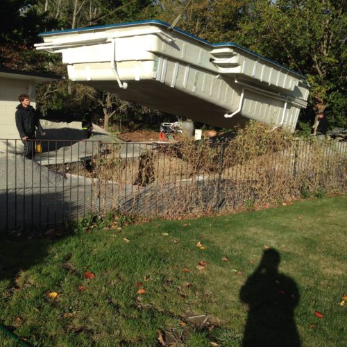 A swimming pool upgrade in North Canterbury undertaken by Code Construction
