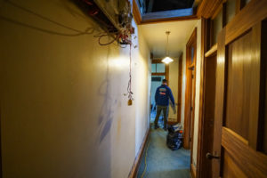 Photo of hallway under renovation