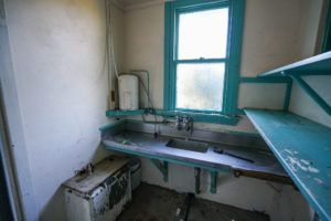 Old kitchen before renovation in North Canterbury