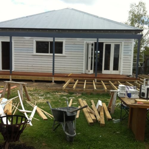 Villa renovation taken on by the builders in North Canterbury at Code Construction