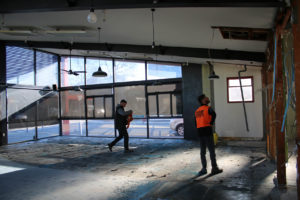 Internal photo of stripped interior ready for light commercial renovation