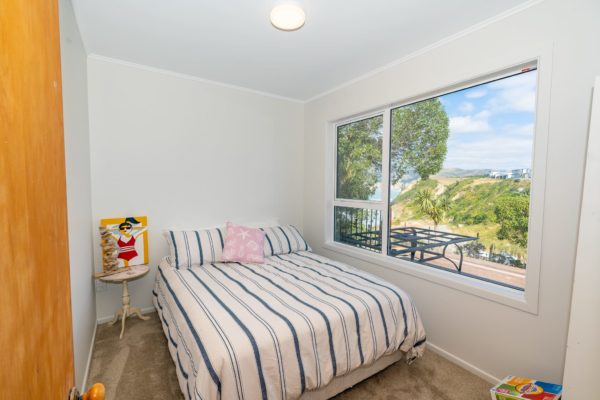 Newly renovated and decorated double bedroom by Code Construction. Includes new carpet and double glazed window