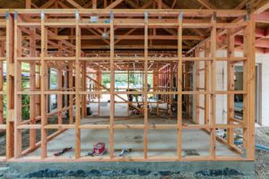 Code Construction renovation project in Rangiora. New timber framing